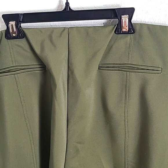 Jones New York Olive Green Ankle Pants, Pull-on, Size 18W - Picture 5 of 9